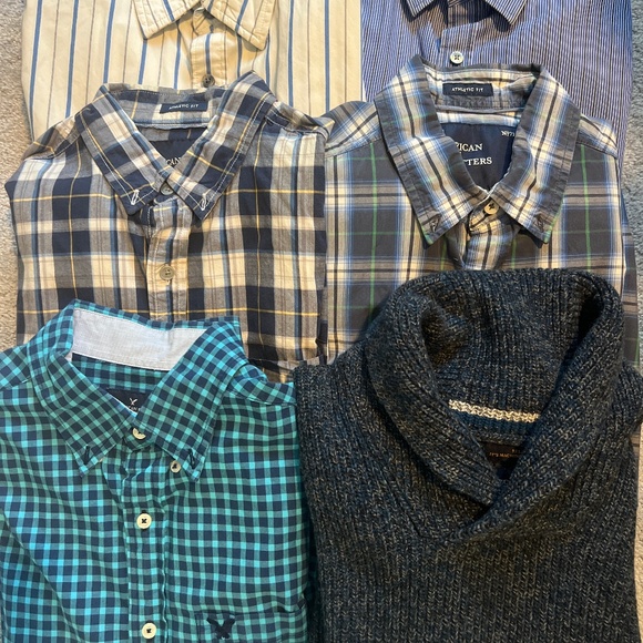 American Eagle  Button up long sleeve shirts - Picture 1 of 1